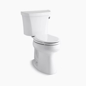 KOHLER Highline Comfort Height - 2 Piece, Elongated, Exposed Trapway, White